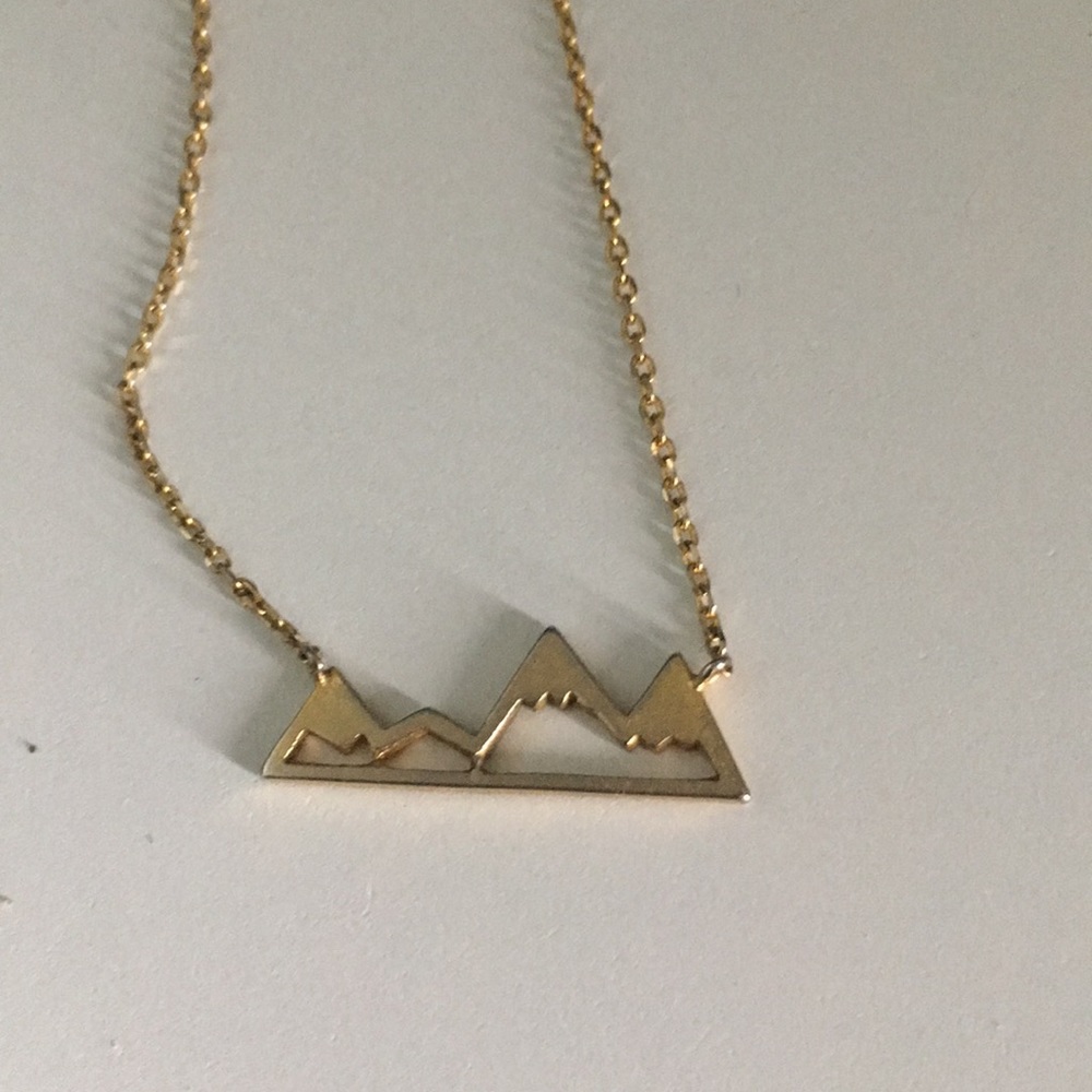 Gold Mountain Peaks Necklace
